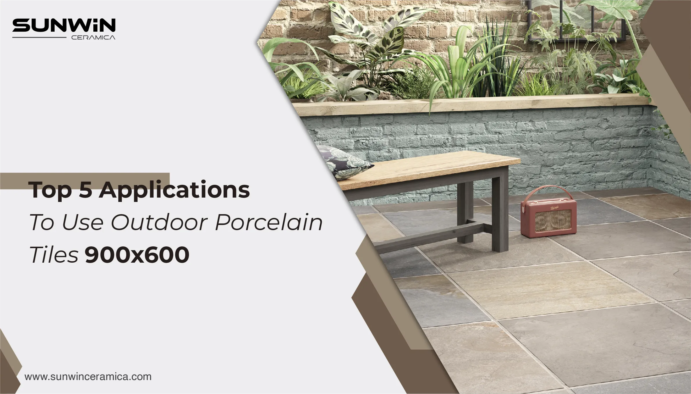 Top 5 Applications To Use Outdoor Porcelain Tiles 900x600
