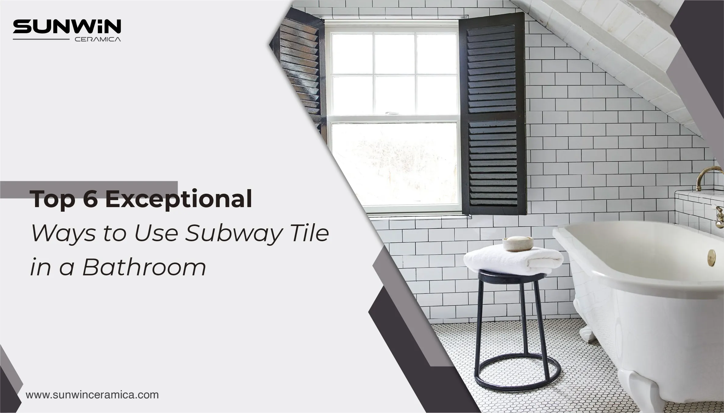 Top 6 Exceptional Ways to Use Subway Tile in a Bathroom