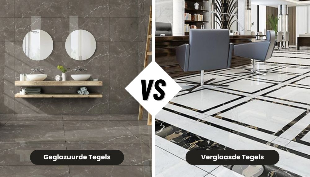 Geglazuurde tegels versus verglaasde tegels: de juiste keuze maken voor uw huis