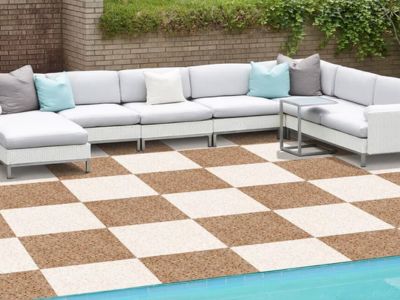 White and Brown Tiles