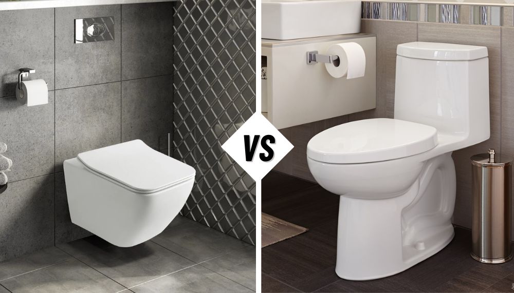 Difference Between Wall-Hung Toilets And Regular Toilets