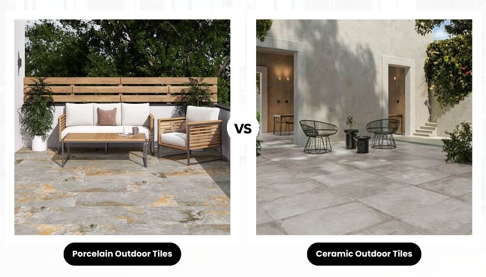 Porcelain vs. Ceramic Tiles for Outdoors: Selecting the Perfect Fit